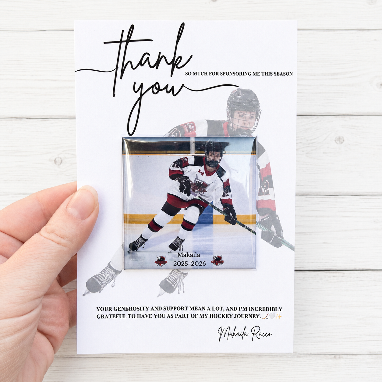Custom Card & Magnet Set
