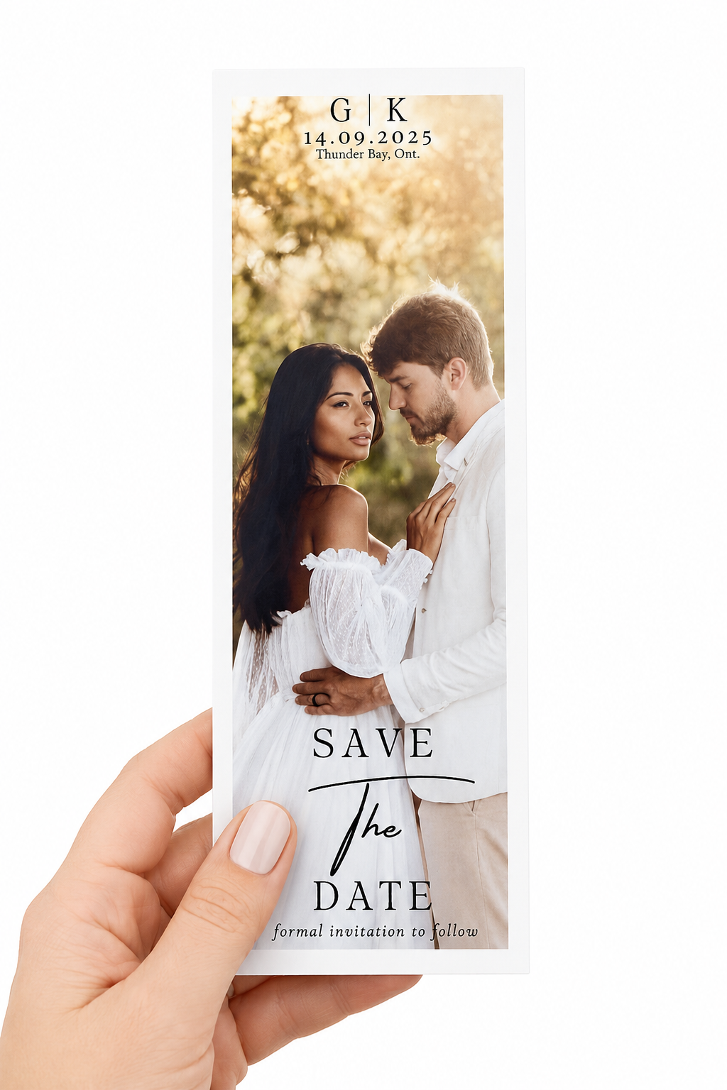 Personalized Photo Strip Save the Date