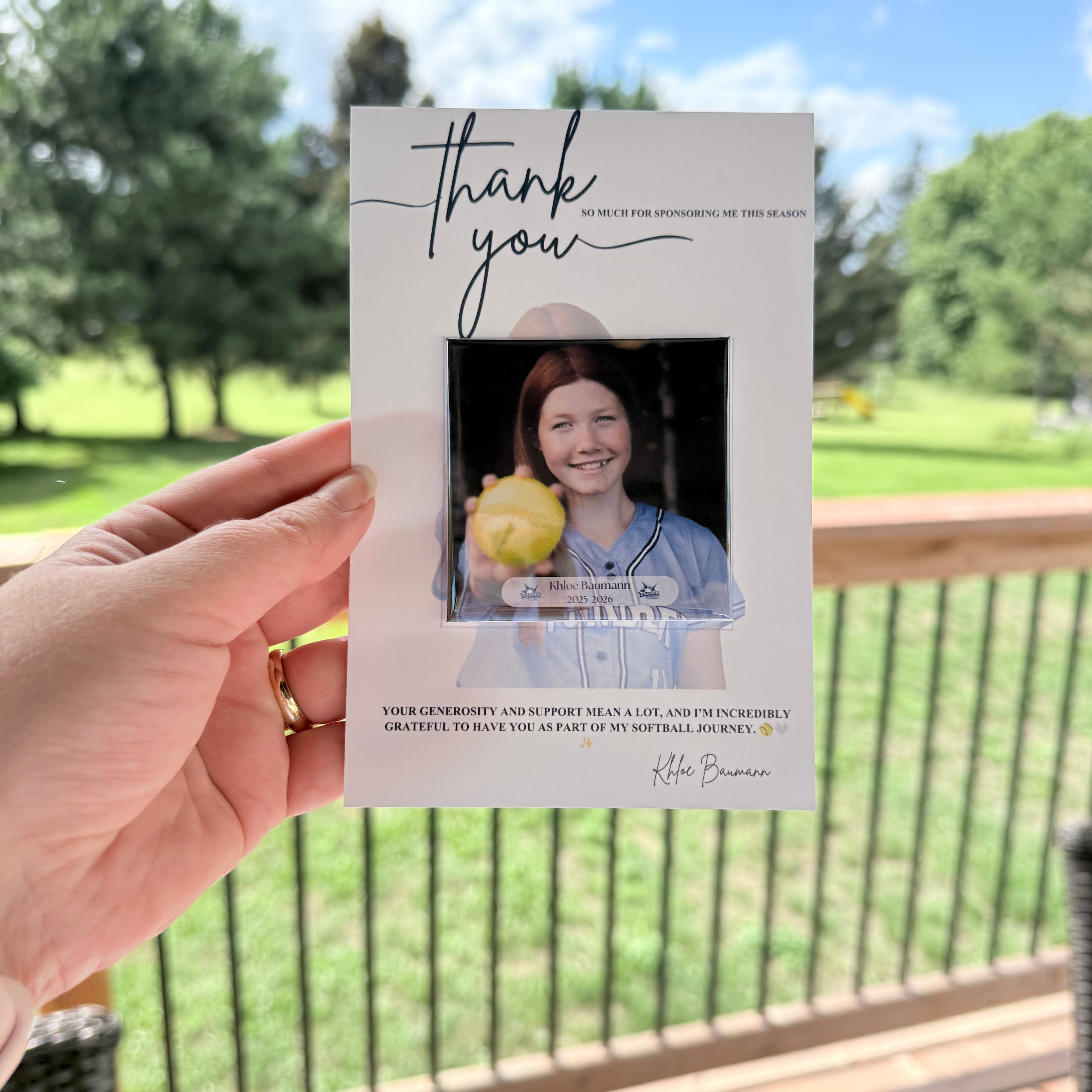 Custom Card & Magnet Set
