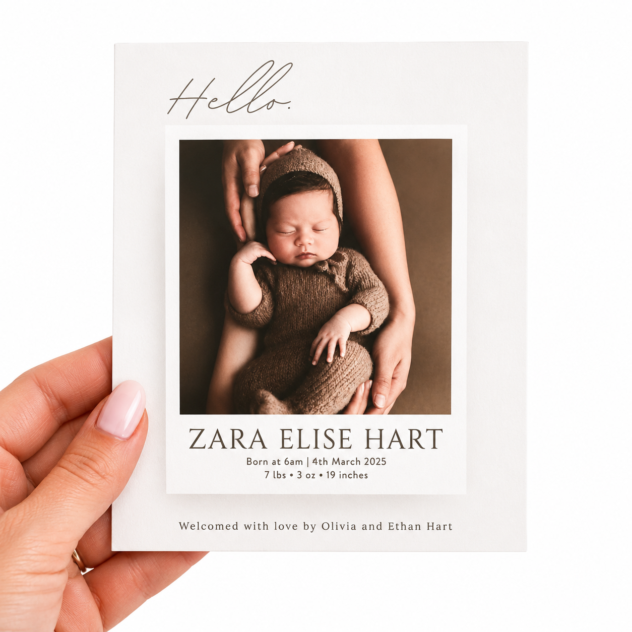 Custom Baby Announcement Magnets