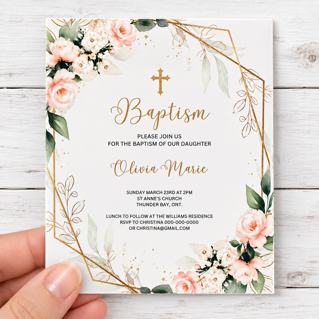 Baptism Invitations