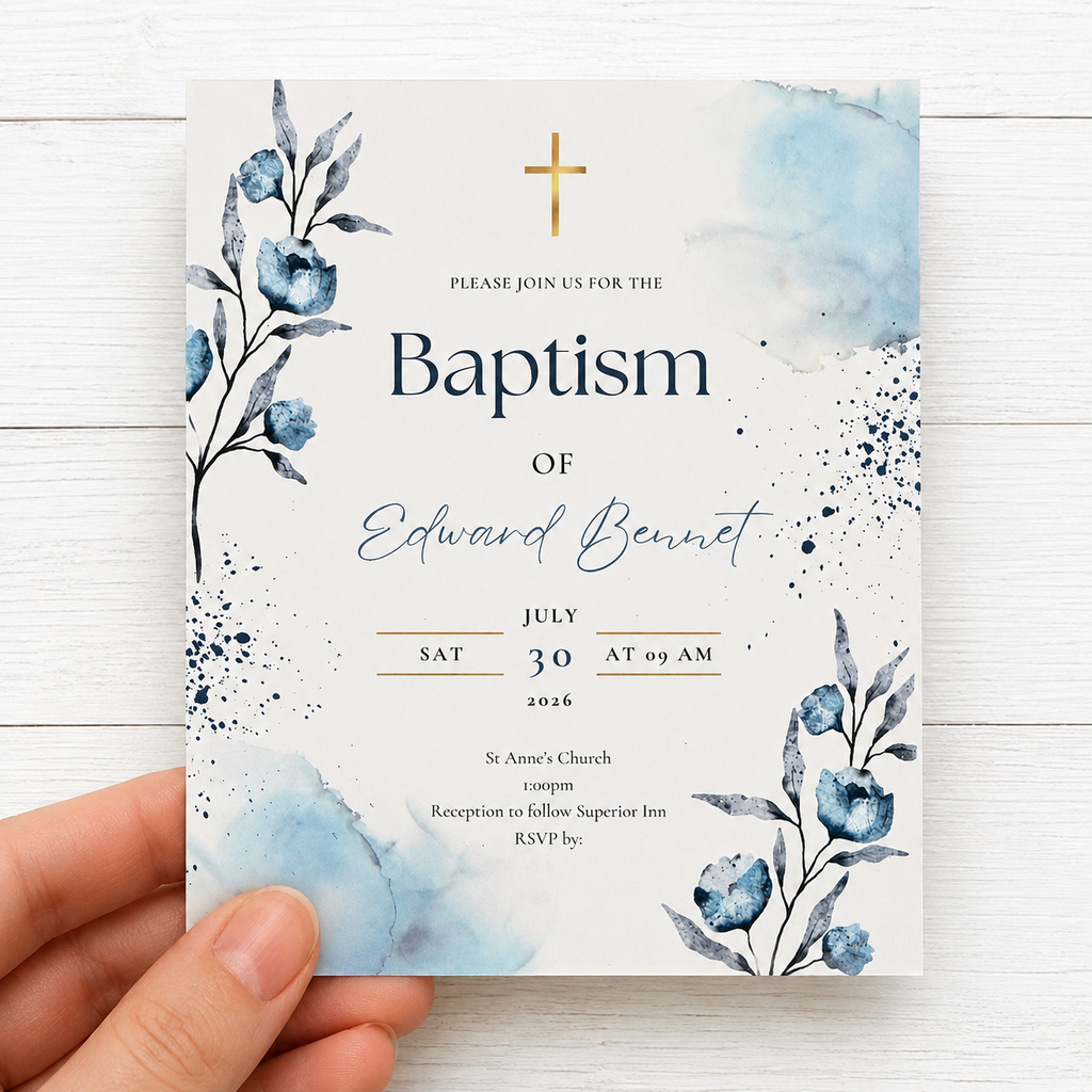 Baptism Invitations