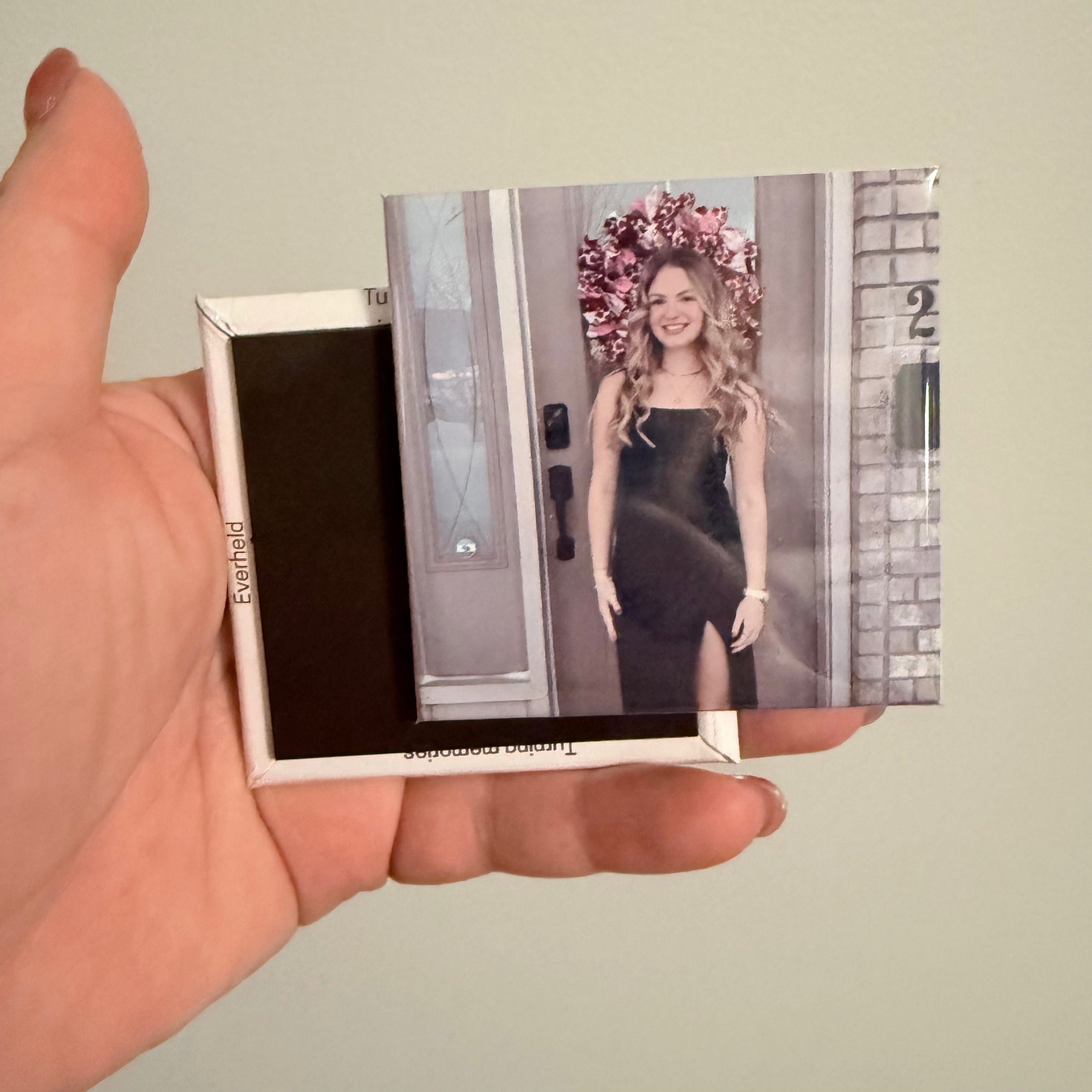 Custom Button Photo Magnets