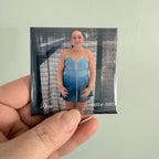 Custom Sports Photo Magnet -Button Style
