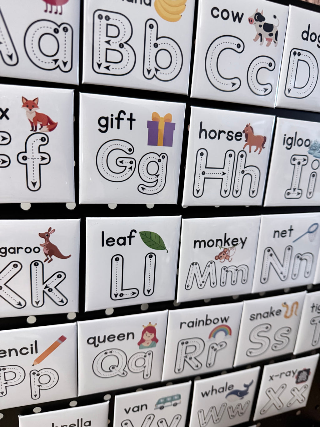 Alphabet Tracing Reusable Magnets