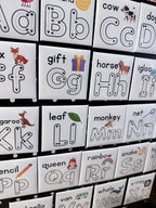 Alphabet Tracing Reusable Magnets