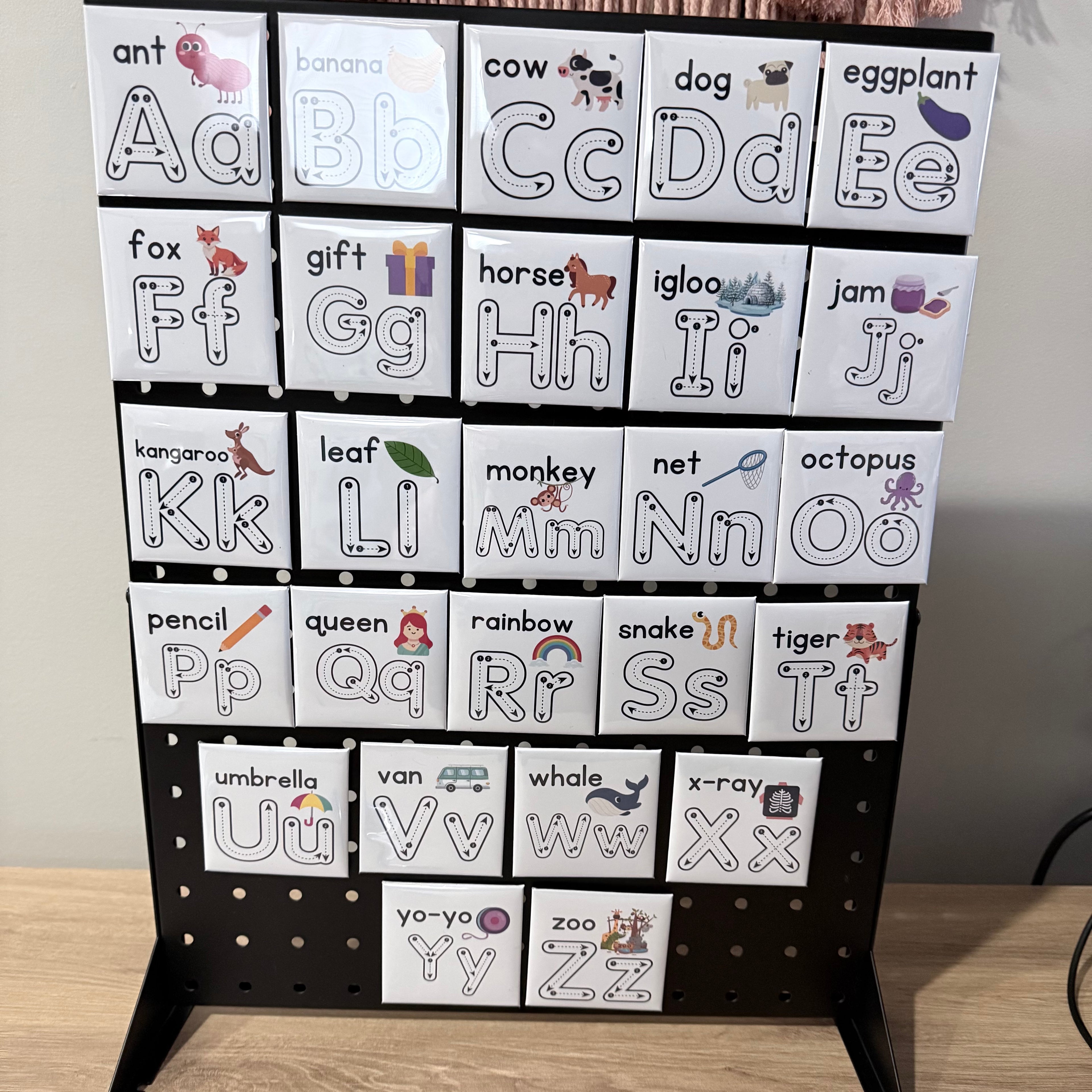 Alphabet Tracing Reusable Magnets