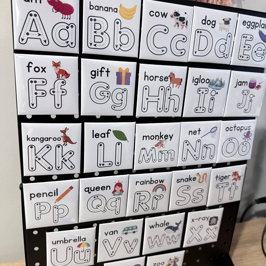 Alphabet Tracing Reusable Magnets