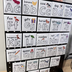 Alphabet Tracing Reusable Magnets