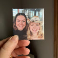 Custom Button Photo Magnets