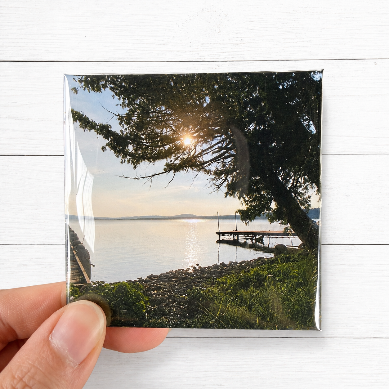 Custom Button Photo Magnets